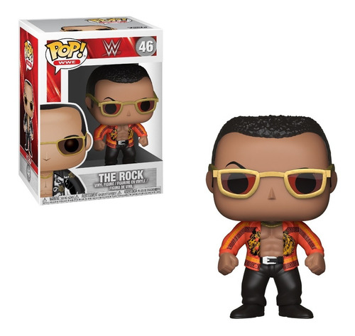 Figura De The Rock Funko Pop! Wwe: Wwe S6