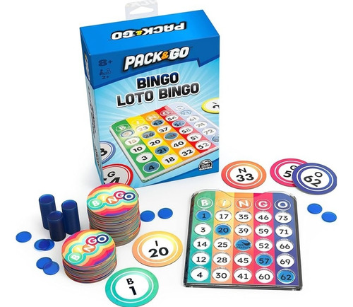 Juego Bingo Juego De Mesa Bingo Loto Original 1 