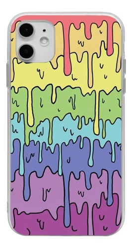 Funda Para iPhone 6 7 8 X 11 12 Promax Pintura De Colores