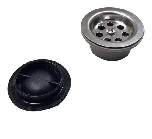 Imagen 4 de 6 de Pileta Cocina Doble Bacha Acero Inoxidable 76 Cm