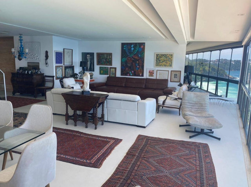 Imagem 23 de 30 de São Conrado Cobertura Duplex Frontal Mar Com Vista Pedra Da Gávea Finamente Decorada Por Arquiteto 4 Suítes 3 Vagas 470m2. - 1873 - 69383469