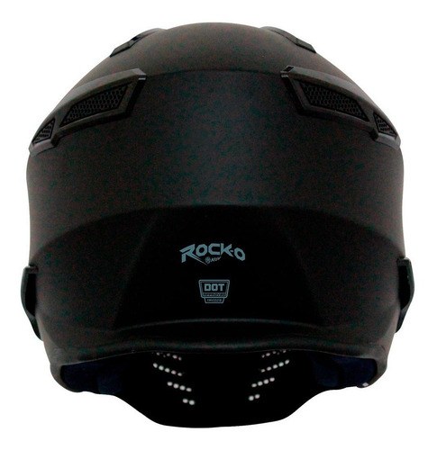 Imagen 6 de 8 de Casco Para Moto Kov Con Mascara Rock-o Certificado Dot
