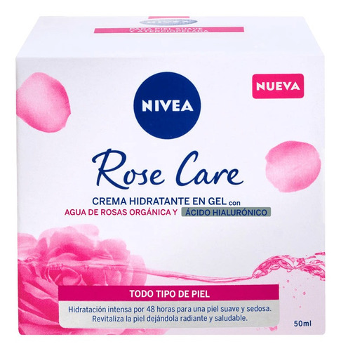 Crema Nivea Gel Crema Rose Petals - mL a $1206