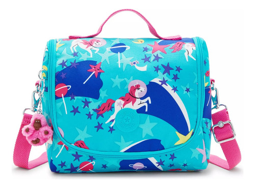 Lonchera Kipling Kichirou Poppy Stars Color Space Unicorns - 22.86cm X 20.32cm