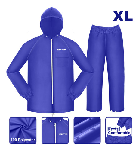 Traje De Lluvia Erst02xl Talle Xl Emtop