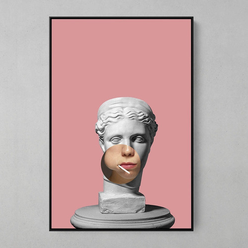 Quadro Decorativo Sala Studio Contemporâneo 90x60 Cm All754