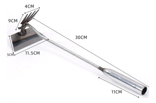Desbrozadora Manual Portátil Multifuncional De 30cm Para