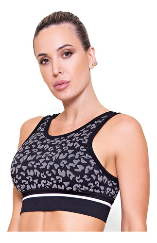 Top Leopardo Jc Sin Costura Cocot Art. 10198