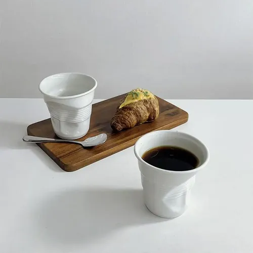 Caneca De Cerâmica Artesanal - Xícara De Café Italiana, F 40