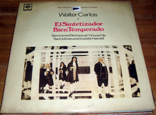 Walter Carlos Y El Sintetizador Bien Temperado Bach Moog Lp