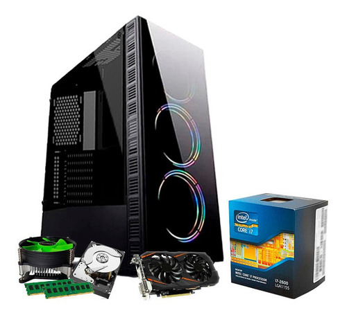 Pc Gamer Intel I7, 16gb, 1tb, Geforce 6gb Gtx R$1000 Á Vista