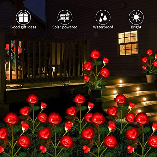 Paquete De 2 Luces Solares Para Flores, Decorativas Para Ext