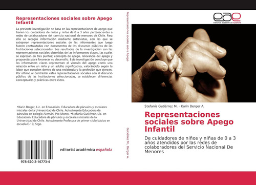 Libro: Representaciones Sociales Sobre Apego Infantil: De Cu