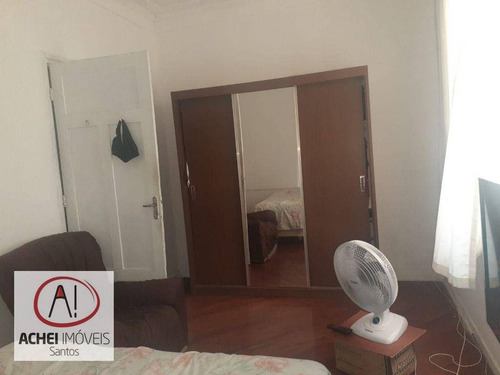 Imagem 4 de 11 de Casa Tipo Sobrado, Com 2 Dormitórios, À Venda, 130 M² Por R$ 420.000 - Vila Matias - Santos/sp - Ca2129