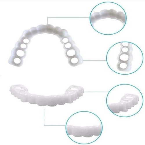 Lentes Snap On Smile Superior E Inferior (envio Imediato) (Usado)
