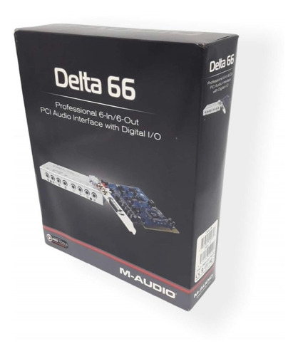 Placa De Audio Pci M-audio Delta 66 C/modulo Externo
