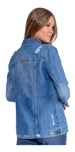 Jaqueta Jeans Feminina Max Revanche