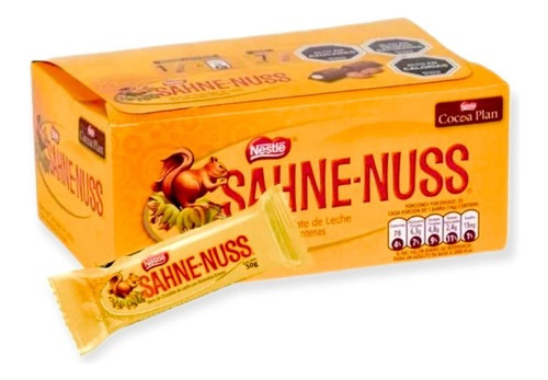 Chocolates Sahne Nuss, De Nestlé - Caja Con 30 Unidades.