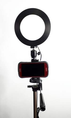 Imagen 2 de 3 de Aro De Luz + Tripode Para Camara O Celular 50 PuLG