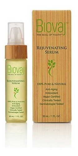 Biovaj Rejuvenating Serum Natural Skincare.100% Puro. Piel