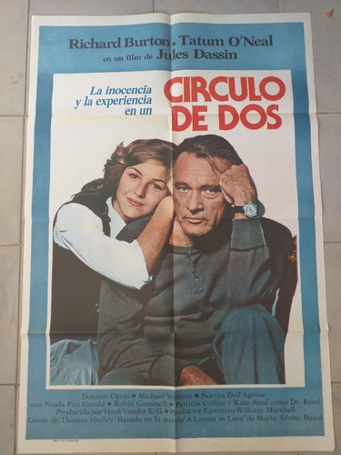 Antiguo Afiche Cine - Circulo De Dos *