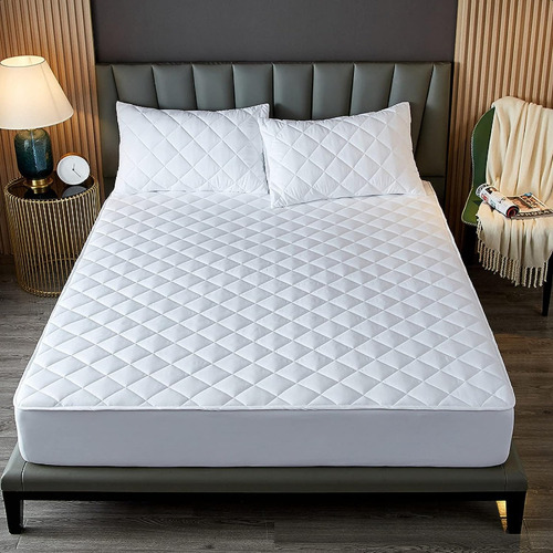 Cubrecolchón Impermeable 1.5 Plazas + Funda De Almohada