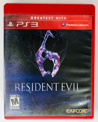 Resident Evil 6 Ps3 Play Station 3 2012 Rtrmx Vj