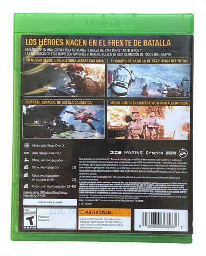 Star Wars: Battlefront Ii (2017) - Xbox One - Disco Físico (Reacondicionado)