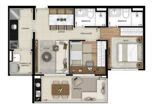 Imagem 19 de 22 de Apartamento Residencial Para Venda, Vila Guilhermina, São Paulo - Ap7310. - Ap7310-inc
