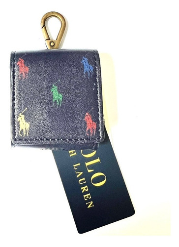 Estojo Em Couro Para Airpod Apple - Polo Ralph Lauren