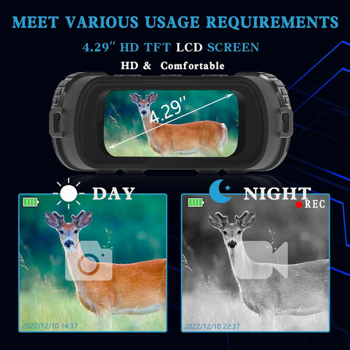 Luxun Gafas De Visión Nocturna Digitales, Tácticas Militares