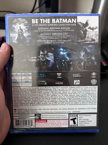 Batman Return To Arkham Ps4 Nuevo (Usado)