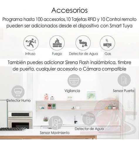 Alarma Wifi Gsm Telefono Control App Seguridad Inalambrica Alerta Celular Kit Sensores Sistema Vecinal Casa Negocio