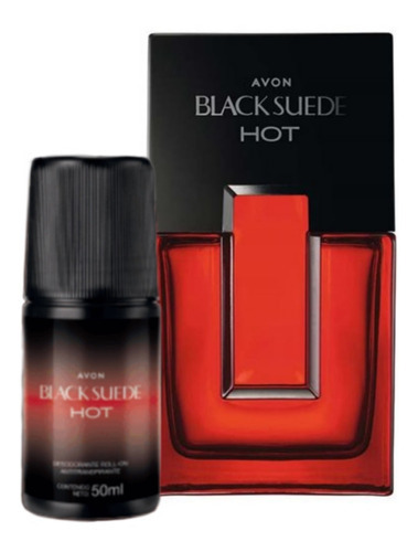 Avon Black Suede Hot Fragancia Hombre Ambarada Amaderada Volumen de la unidad 100 mL