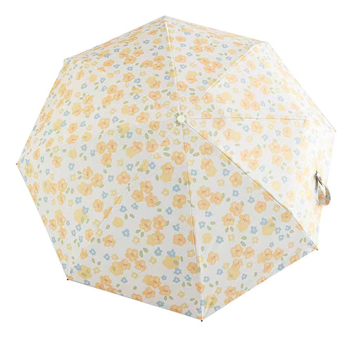 Guarda-chuva Dobrável Flor Padrão Guarda-chuva Manual