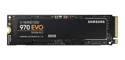 Imagen 1 de 3 de Disco sólido SSD interno Samsung 970 EVO MZ-V7E500 500GB