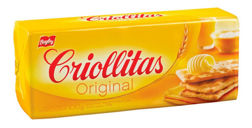 Criollitas Galletitas Clasicas Bagley 5 X 100 Gr