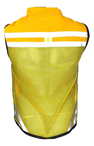 Chaleco Reflejante M King Formal Completo Con Malla Amarillo Eg-xl