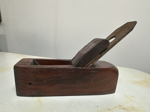 Antiguo Cepillo Garlopa Carpintero Anemi- 19cm Largo (Usado)