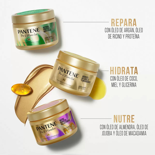 Cronograma Capilar Pantene 3pzas De 300 Ml C/u