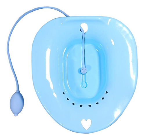 Bacia Para Banho De Assento Azul (bidê Portátil) Longevitech