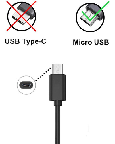 Cable De Alimentación Usb Para Fire Tv Stick, Roku Streaming