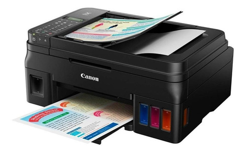 Imagen 3 de 4 de Impresora a color multifunción Canon Pixma G4110 con wifi negra 100V/240V