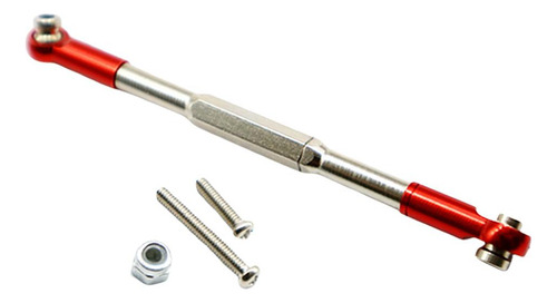 Varillas De Enlace Servo De Dirección Para 1/12 Mn-d90 Rojo