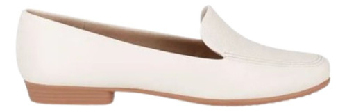 Sapatilha Piccadilly Loafer Off White Feminino 250149