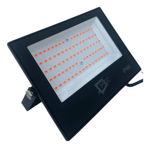 Kit 8 Refletor 200w Vermelho Iluminação Led Resistente Água