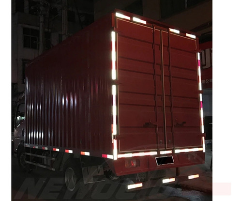 Imagen 3 de 10 de Cinta Reflectante Seguridad Rojo Blanco 45 Mts Dot C2 Legal