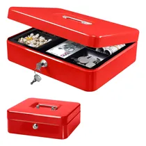 Comprar Caja De Metal De Seguridad Dinero O Joyas Divisor De Moneda