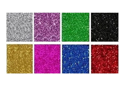 Glitter Em Pó Várias Cores - 1 Pacote C/ 500 Gramas