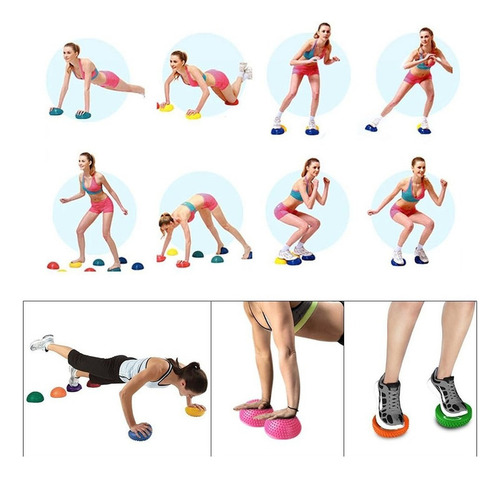 Bola Cravada Exercício Equilíbrio Do Hemisfério Massagem Pés